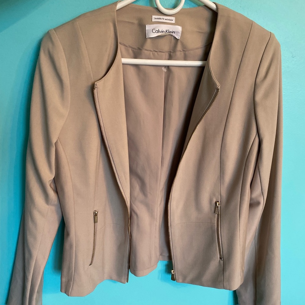 Brand new, with tags Calvin Klein beige suit jacket